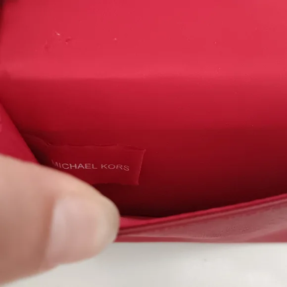 Michael Kors Red Envelope Wallet - Picture 3 of 4